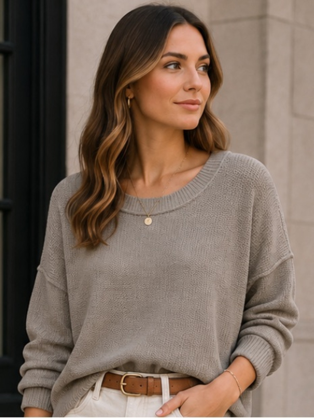 Women’s small gray Blu Pepper sweater